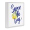 Stupell Industries Cursive Squeeze The Day Framed Giclee, design by Lanie Loreth